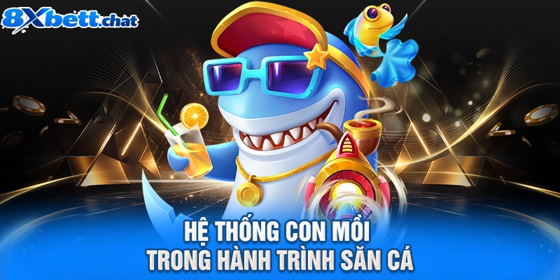 Hệ thống con mồi trong hành trình săn cá